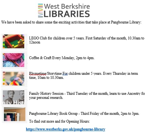 Pangbourne Library Events