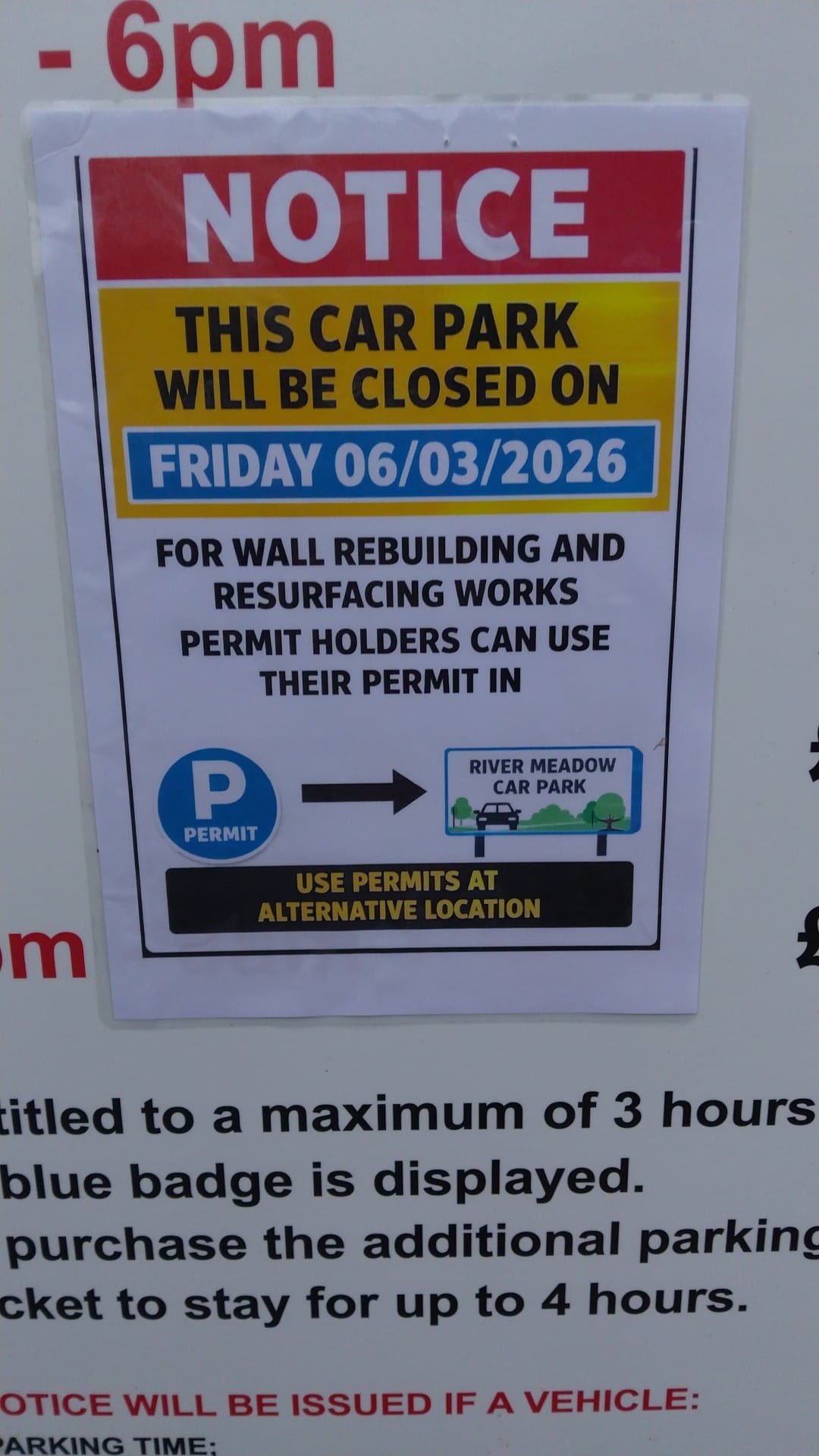 Station Road Car Park Closure